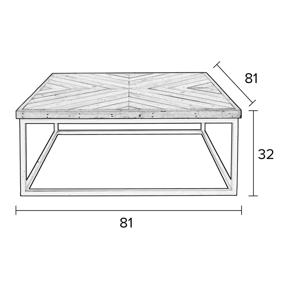 Olivia's Nordic Living Collection - Jace Coffee Table in Brown