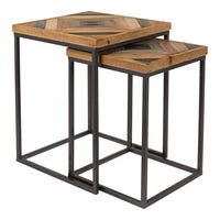 Olivia's Nordic Living Collection - Jace Side Table in Brown