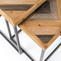 Olivia's Nordic Living Collection - Jace Side Table in Brown