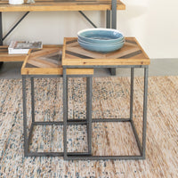 Olivia's Nordic Living Collection - Jace Side Table in Brown