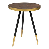 Olivia's Nordic Living Collection - Daven Side Table in Brown