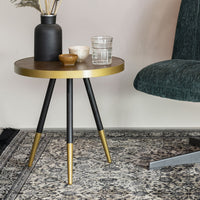 Olivia's Nordic Living Collection - Daven Side Table in Brown