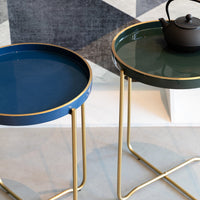 Olivia's Nordic Living Collection - Carmen Side Table in Dark Green