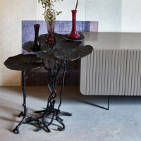 Olivia's Nordic Living Collection - Linne Side Table in Black