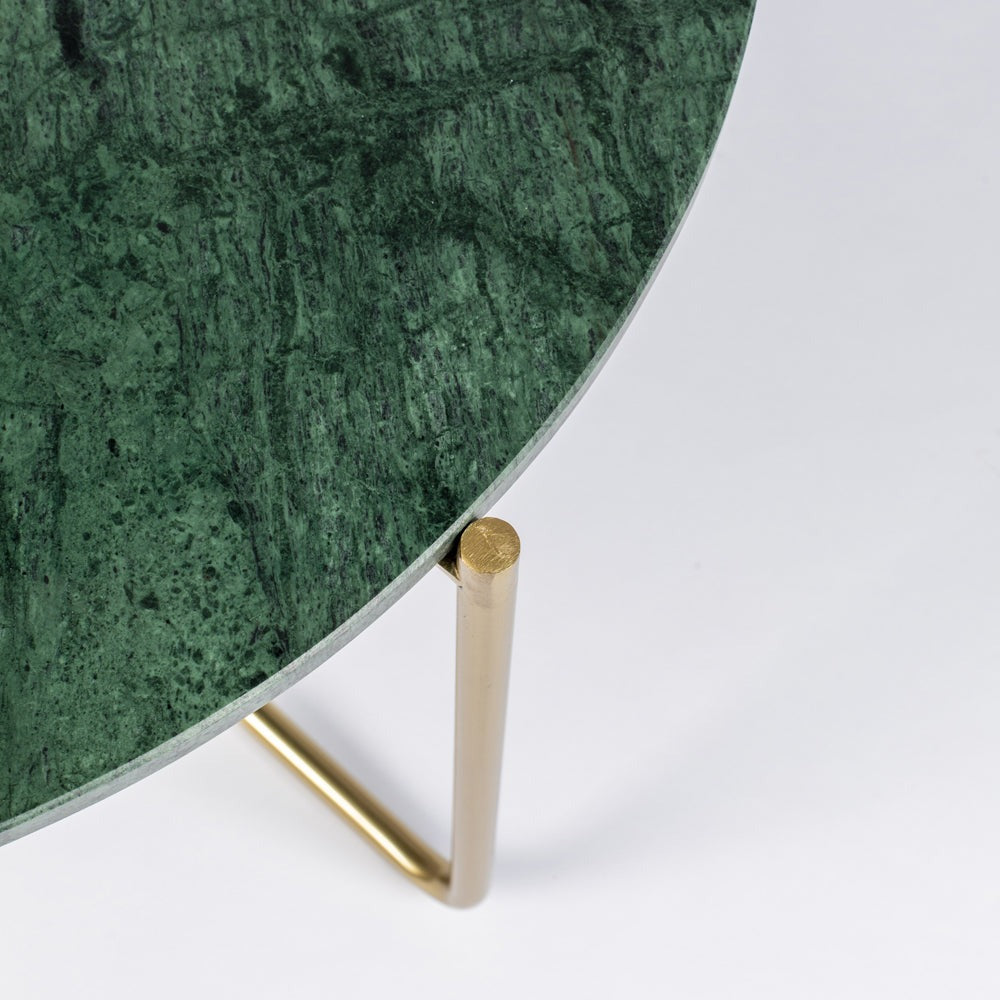 Toste Marble Round Coffee Table - Green Zuiver 5