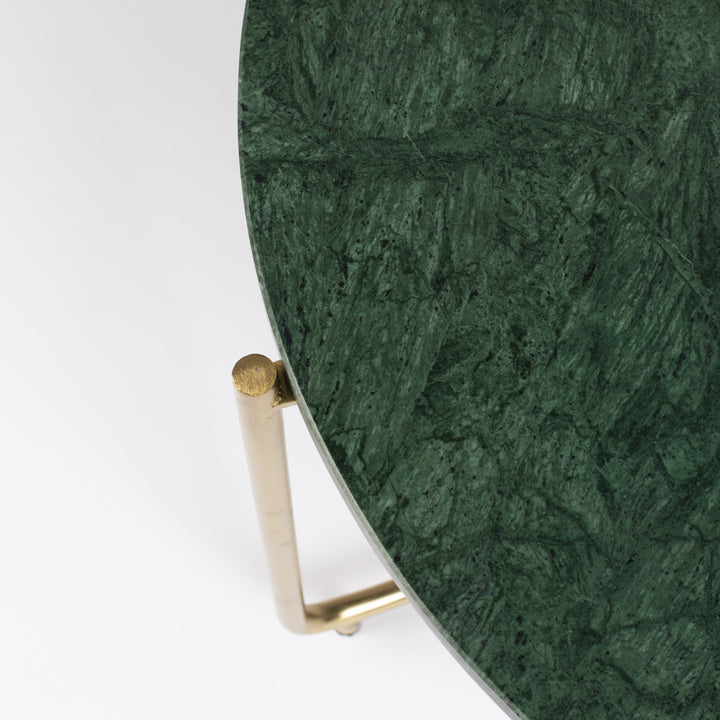 Toste Marble Round Coffee Table - Green Zuiver 6