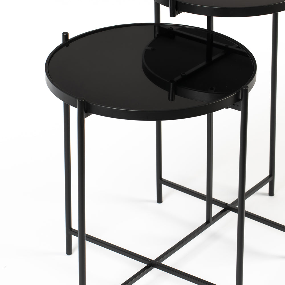 Olivia's Nordic Living Collection - Logan Side Table in Black