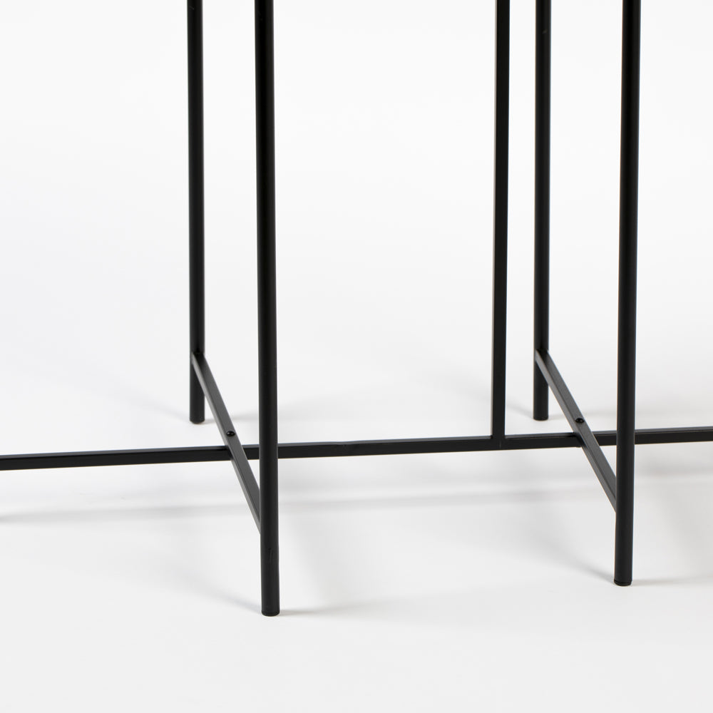 Olivia's Nordic Living Collection - Logan Side Table in Black