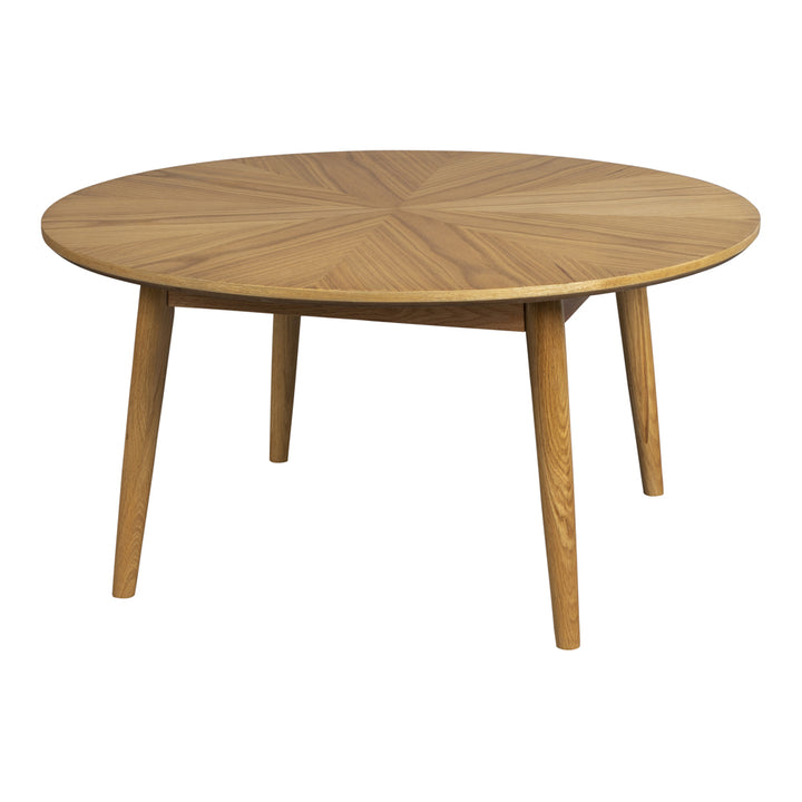 Floris Round Coffee Table - Natural Zuiver 1