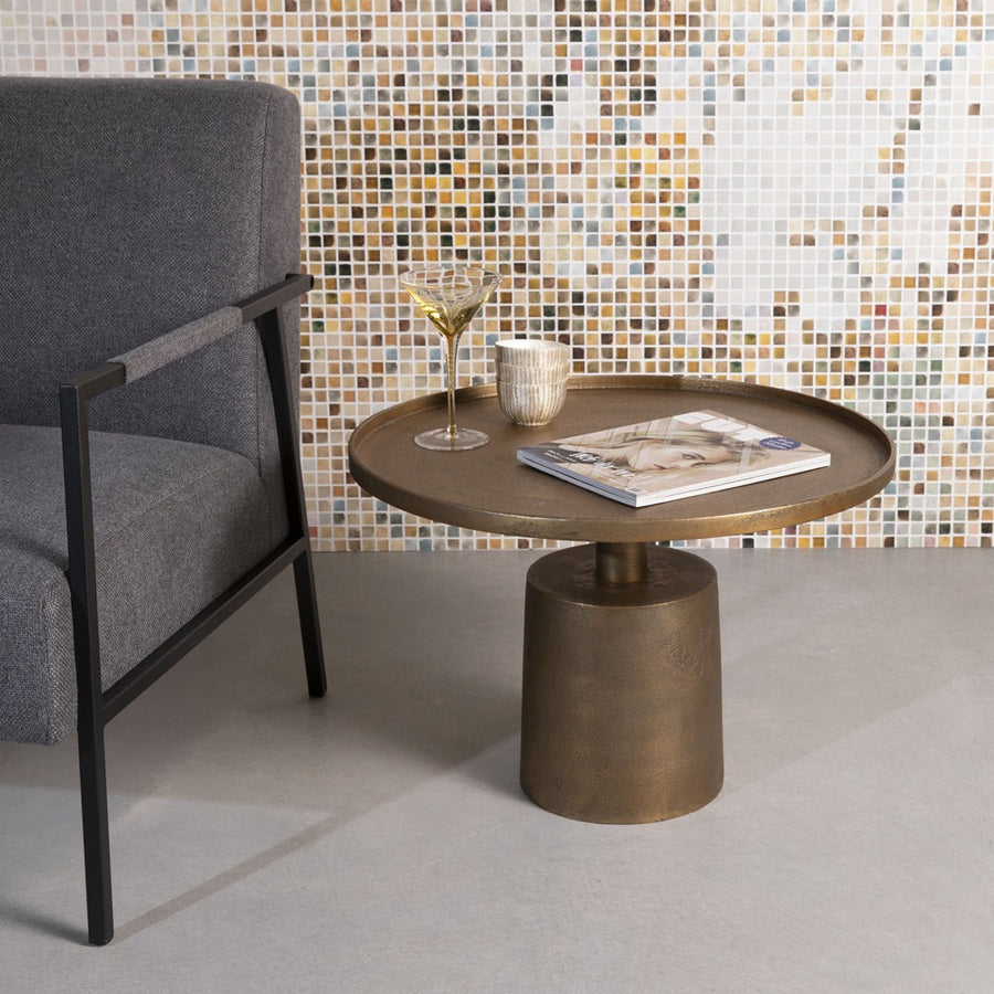 Olivia's Nordic Living Collection - Mana Coffee Table in Antique Brass ...