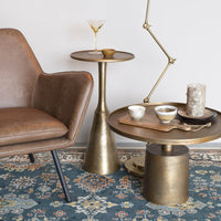 Olivia's Nordic Living Collection - Mana Coffee Table in Antique Brass