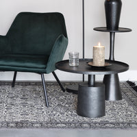 Olivia's Nordic Living Collection - Mana Coffee Table in Antique Black