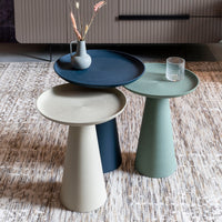 Olivia's Nordic Living Collection - Reza Side Table in Beige