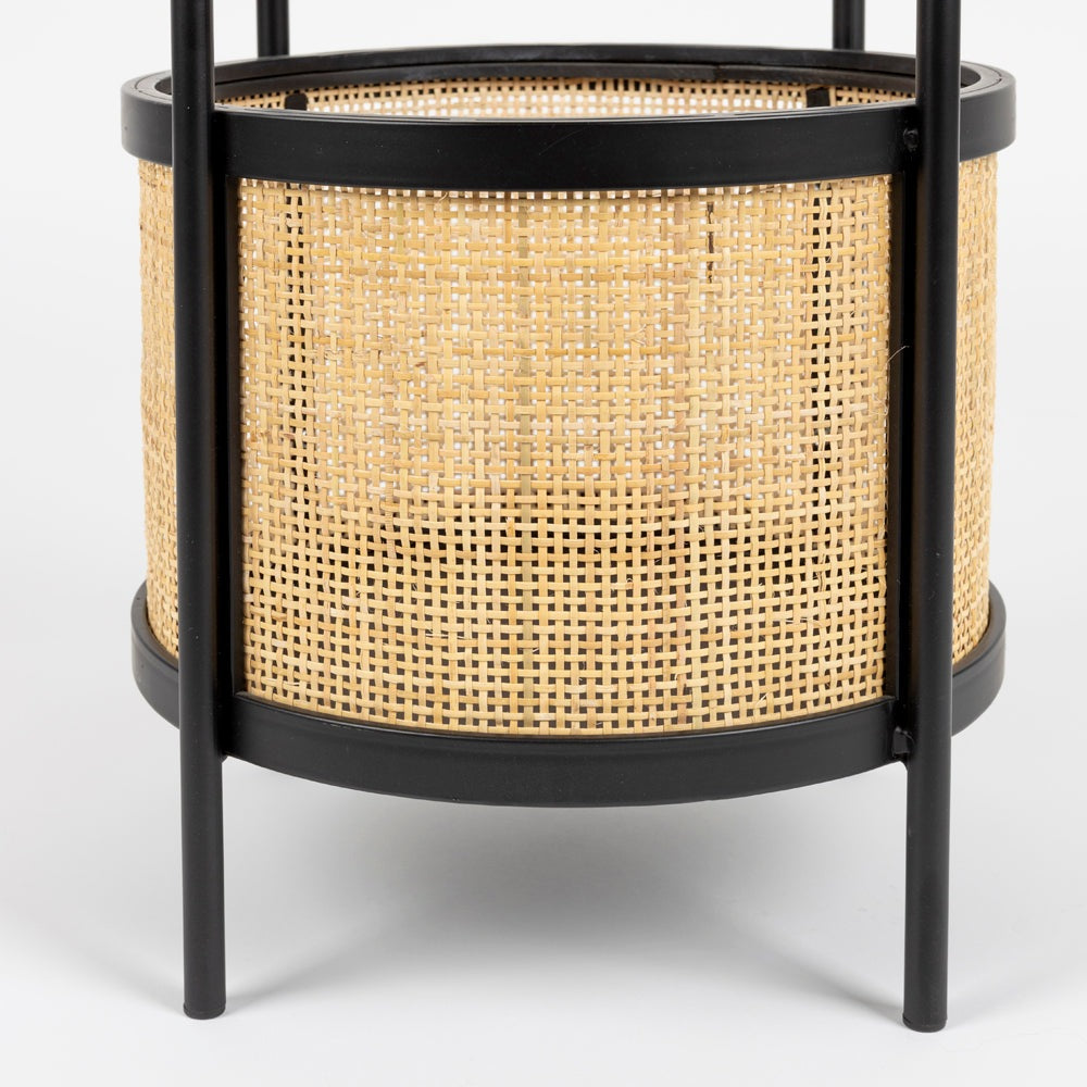 Olivia's Nordic Living Collection Maki Side Table in Black