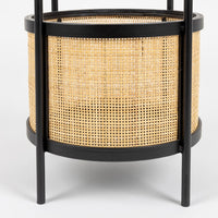 Olivia's Nordic Living Collection Maki Side Table in Black