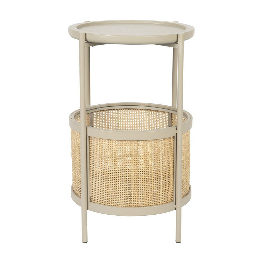 Olivia's Nordic Living Collection Maki Side Table in Sand