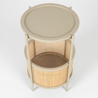 Olivia's Nordic Living Collection Maki Side Table in Sand