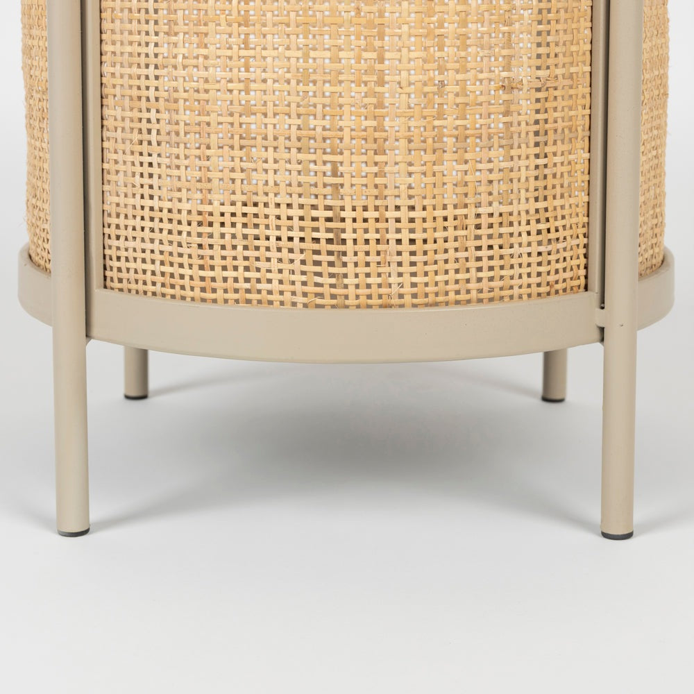 Olivia's Nordic Living Collection Maki Side Table in Sand