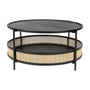 Olivia's Nordic Living Collection Maki Coffee Table in Black