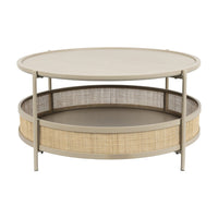 Olivia's Nordic Living Collection Maki Coffee Table in Sand