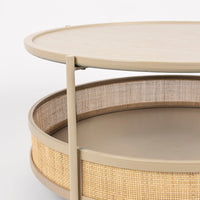 Olivia's Nordic Living Collection Maki Coffee Table in Sand