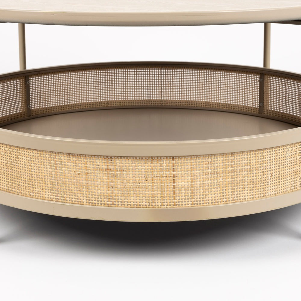 Olivia's Nordic Living Collection Maki Coffee Table in Sand
