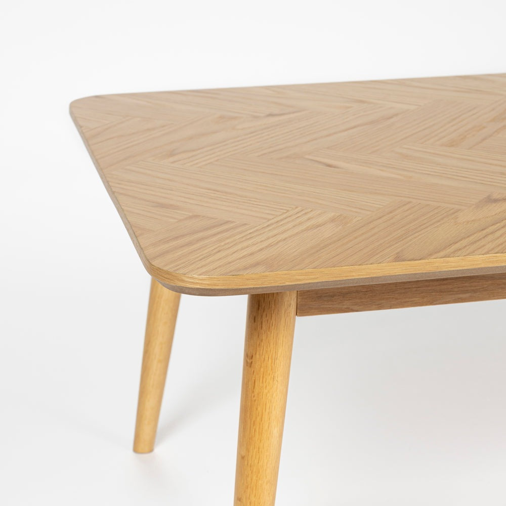 Floris Rectangular Coffee Table - Natural Zuiver 4