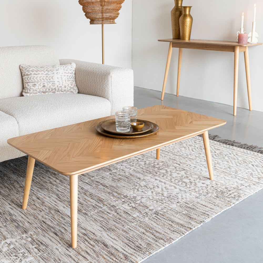 Olivia's Nordic Living Collection Floris Coffee Table in Natural