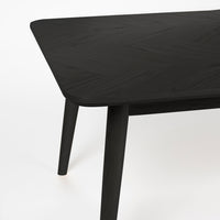 Olivia's Nordic Living Collection Floris Coffee Table in Black