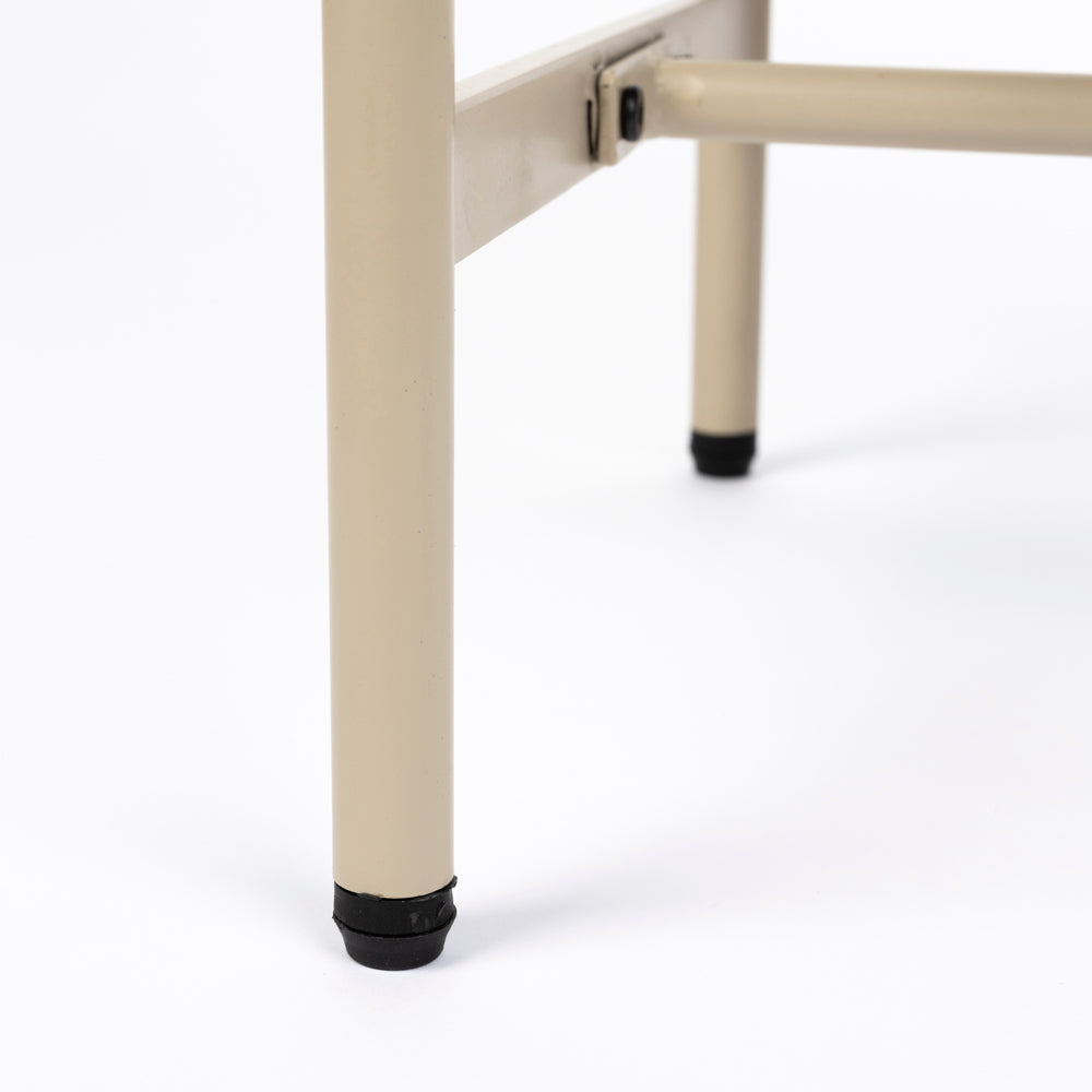 Olivia's Nordic Living Collection Maya Side Table in Beige