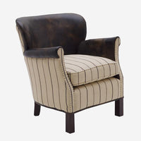 Andrew Martin Harrow Armchair Ticking Stripe