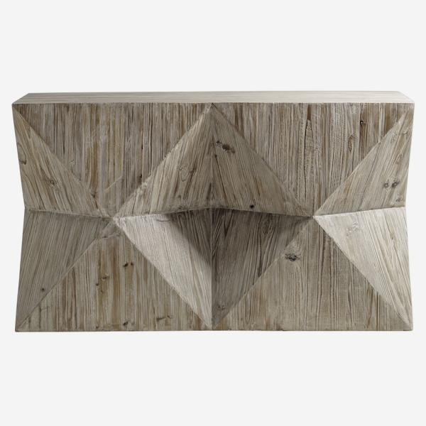 Andrew Martin Braque Console Table in Natural Wood