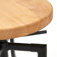 Olivia's Soft Industrial Collection - Iron Foundry Ash Bar Stool