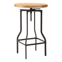 Olivia's Soft Industrial Collection - Iron Foundry Ash Bar Table