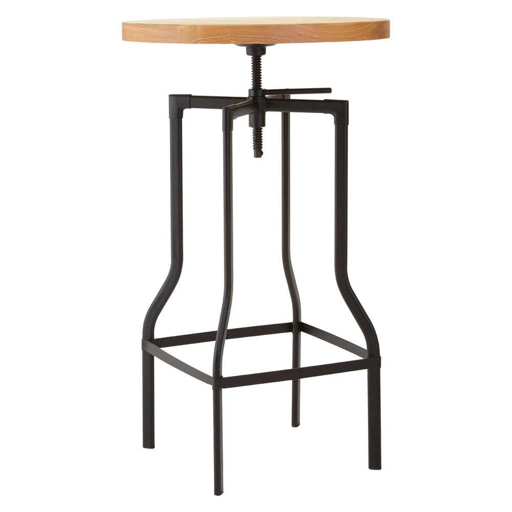 Olivia's Soft Industrial Collection - Iron Foundry Ash Bar Table