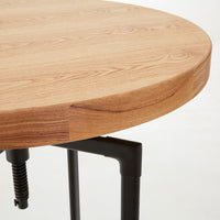 Olivia's Soft Industrial Collection - Iron Foundry Ash Bar Table