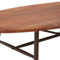 Olivia's Soft Industrial Collection - Freyja Oval Dining Table