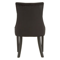 Olivia's Luxe Collection - Daxi Dining Chair, Black Velvet