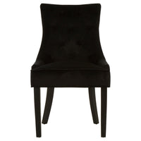 Olivia's Luxe Collection - Daxi Dining Chair, Black Velvet