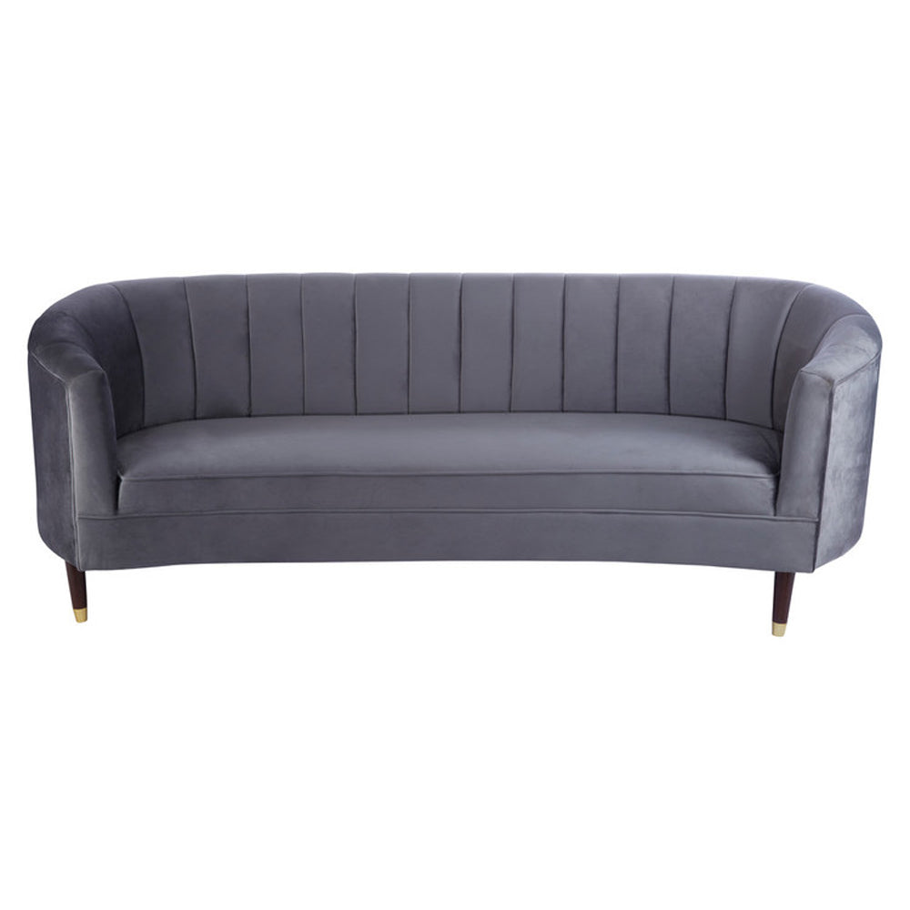 Olivia's Natural Living Collection - Mannie Charcoal 2 Seater Sofa