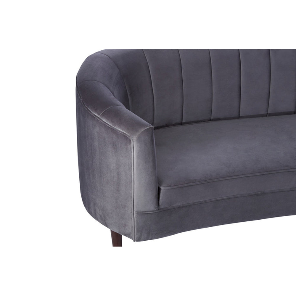 Olivia's Natural Living Collection - Mannie Charcoal 2 Seater Sofa