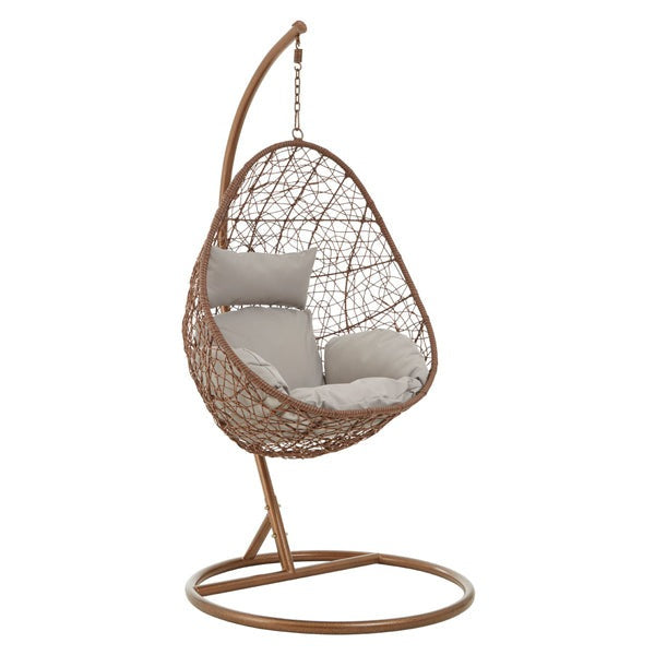 Olivia's Outdoor Hanging Chair Brown