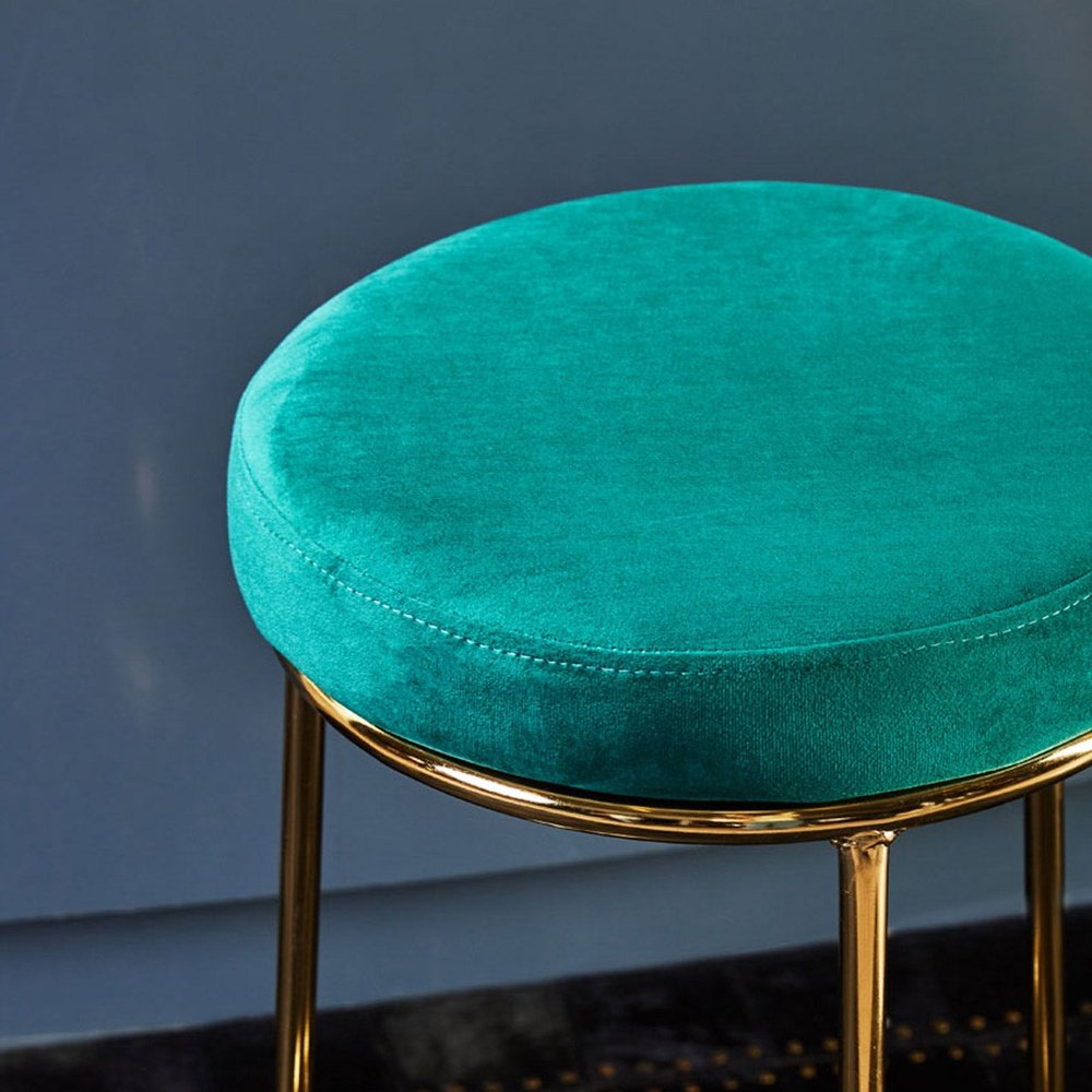 Emerald green velvet deals stool