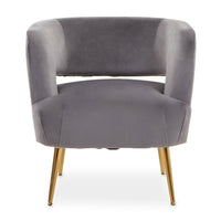 Olivia's Larissa Grey Chair