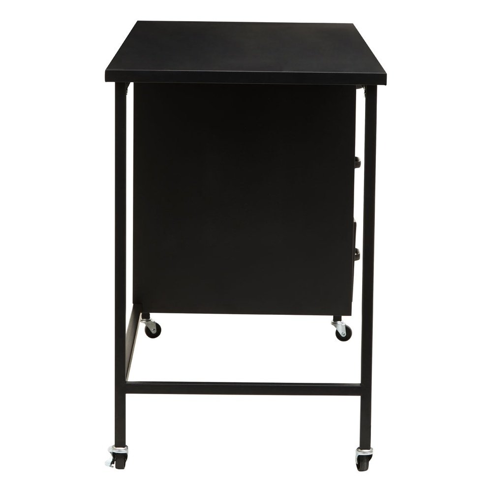 Black rolling deals desk