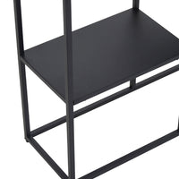 Olivia's Soft Industrial Collection - Ace Metal Multi Shelf Unit in Black