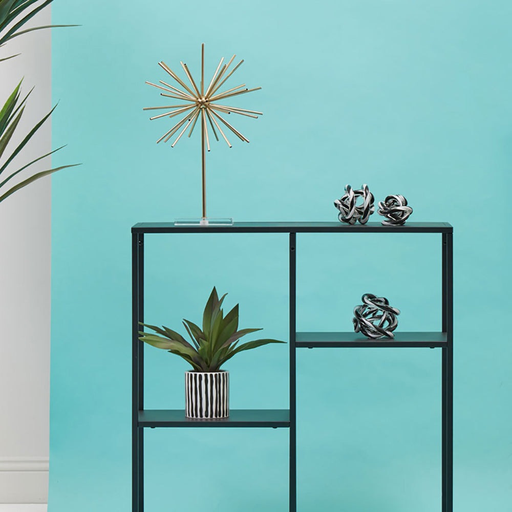 Olivia's Soft Industrial Collection - Ace Metal Multi Shelf Unit in Black