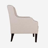 Andrew Martin Bassett Armchair in Cream