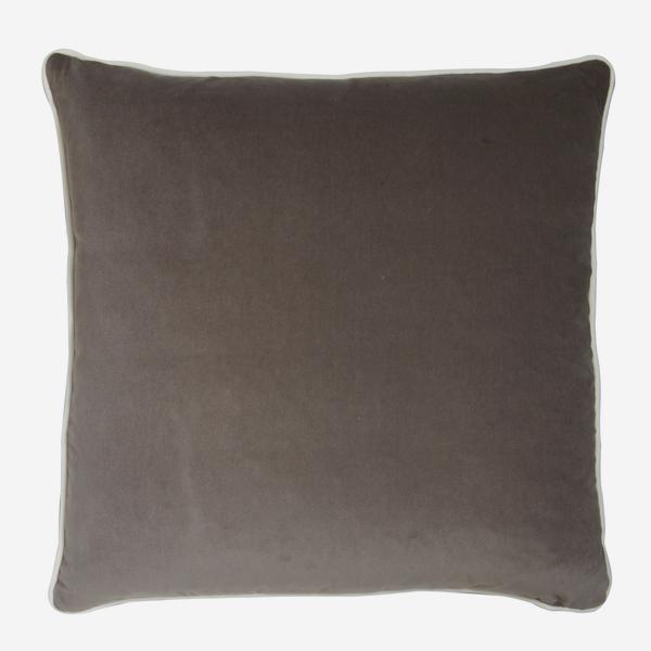 Andrew Martin Pelham Slate Cushion with Milk Piping-AndrewMartin-Olivia's