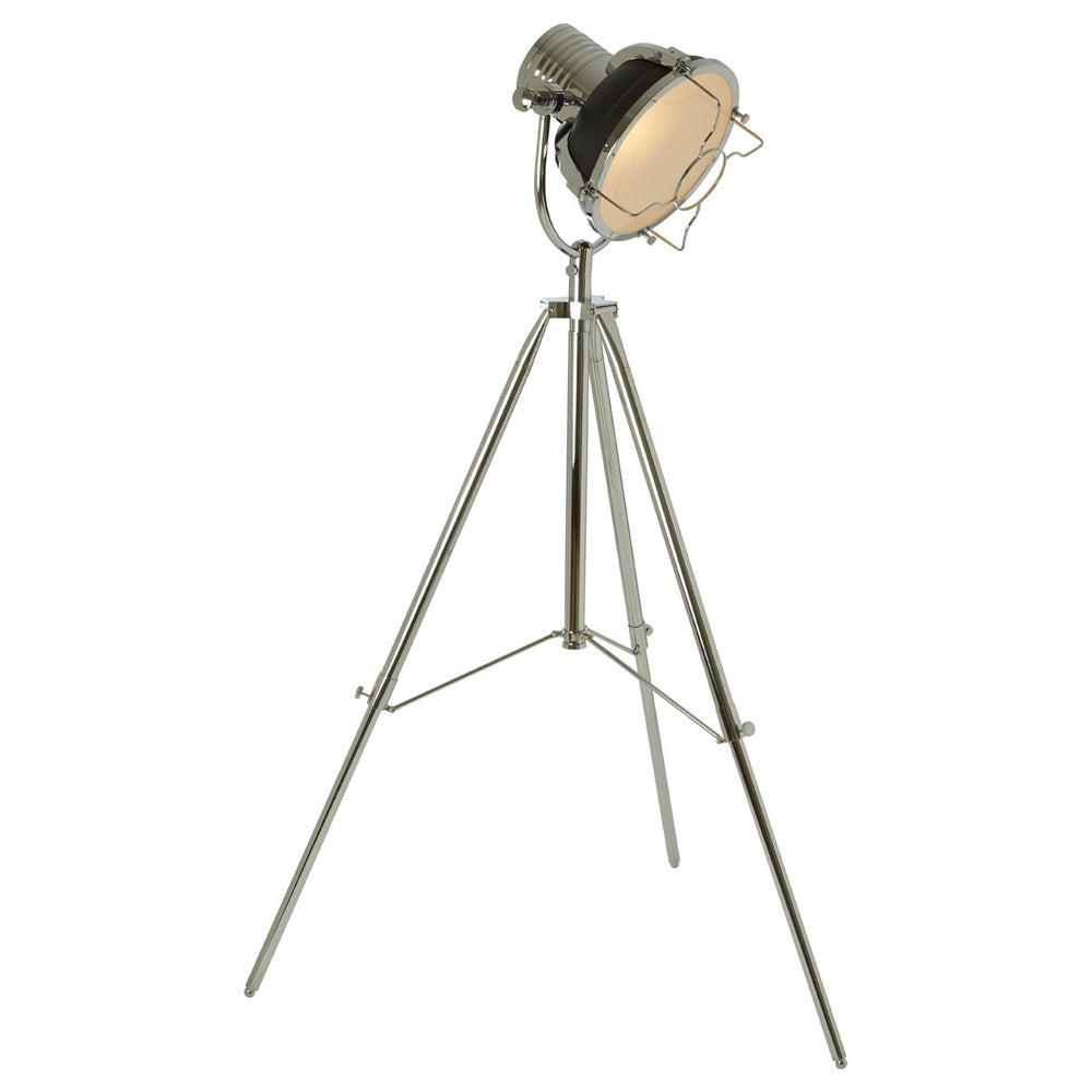 Olivia's Soft Industrial Collection - Industrial Revolution Floor Lamp in Matt Black